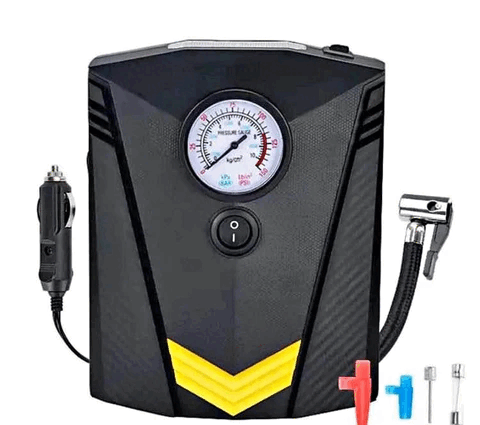 Compresor de Aire Portátil 150 PSI para Auto – Inflador Eléctrico 12V Multifunción