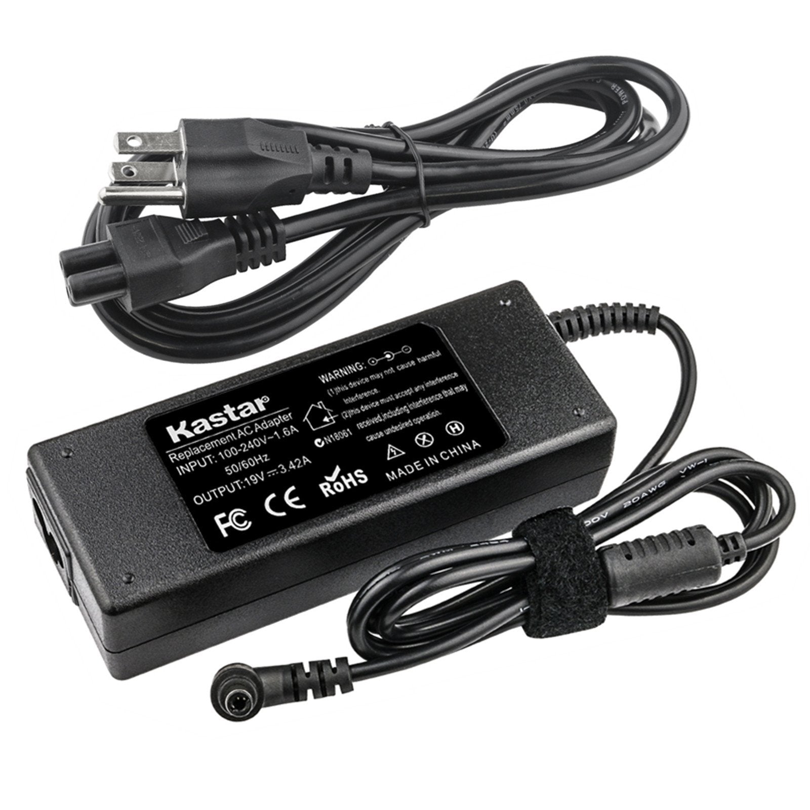 Kastar Power Supply for Gateway KAL90 LL1 MC78 MD78 NE51B19U NE52203U NE56R NE56R28U NE56R43U NE71B NV47H NV50A NV52L NV52L06U NV55S NV57H57U NV57H58U NV57H73U NV57H77U NV75S26U NV77H NV7915U P5WS6