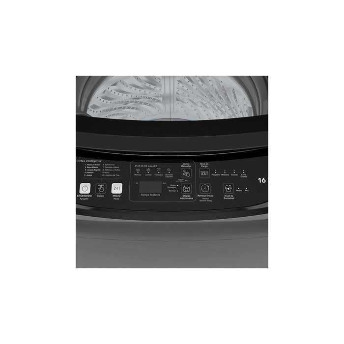 Lavadora Acros WA16HNAHLA 16KG Negra – Impeller Max Intelligence, lava inteligente y ahorra energía ❤️