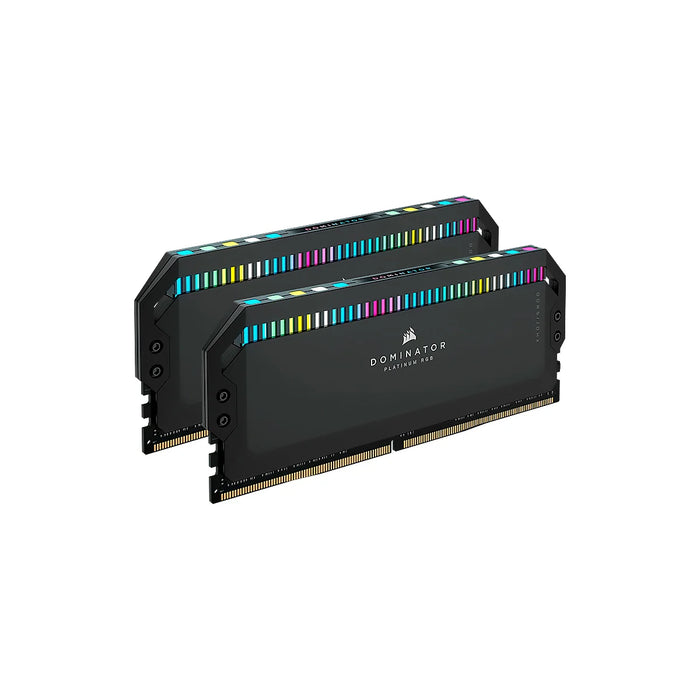 MEMORIAS RAM DIMM CORSAIR DOMINATOR PLATINUM RGB 32GB (2X16GB) DDR5 6400MHZ C32 BLACK