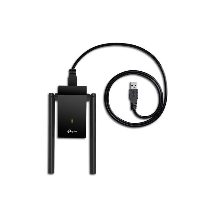 ADAPTADOR DE RED TP-LINK ARCHER T4U PLUS AC1300 USB ALTA GANANCIA/DUAL BAND/400MBPS A 2.4GHZ/1300