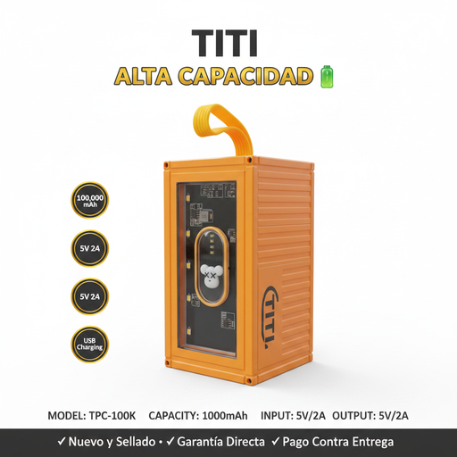 Power Bank Titi 100000mAh - imagen principal