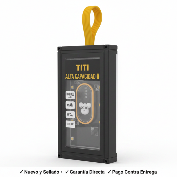 Power Bank Titi - Negro